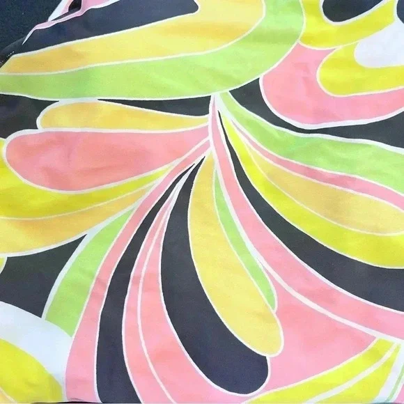 Cupshe one piece swimsuit never worn NWOT black pink green orange 1X - Picture 3 of 9